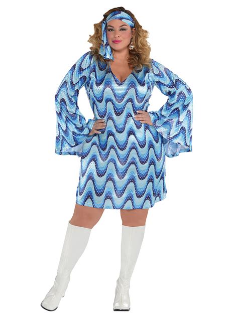 Adult Plus Size Disco Lady Costume 847830 55 Fancy