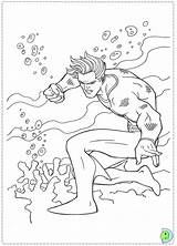Coloring Dinokids Aquaman Close sketch template