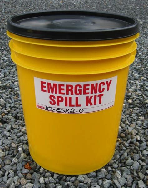 spill kit  gallon bucket columbia fire  safety