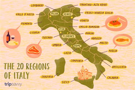 map   italian regions