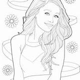 Ariana Grande Coloring Pages People Drawing Famous Selena Getdrawings Step Gomez Cartoon Color Celebrity Easy Colorings Pretty Printable Drawings Print sketch template