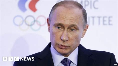 russian president vladimir putin delivers speech bbc news