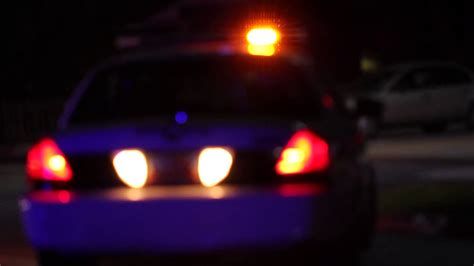 police car flashing lights  night stock footage sbv  storyblocks