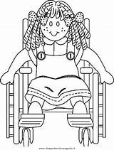 Behinderte Handicap Persone Ausmalen Malvorlage Disegnidacoloraregratis Kategorien sketch template
