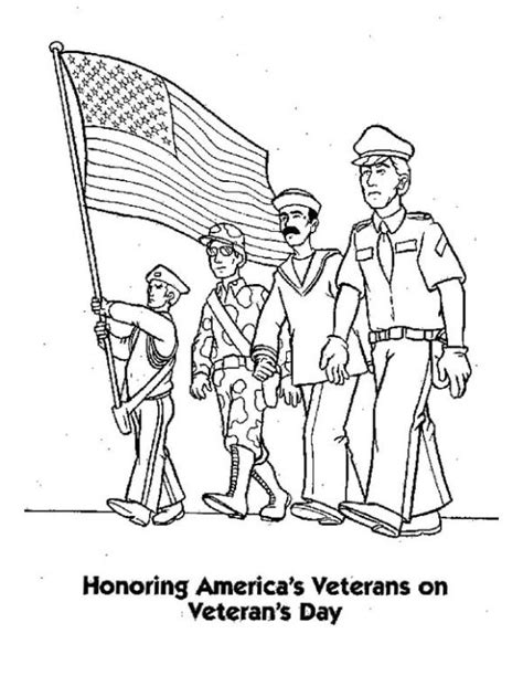 veterans day coloring page veterans day coloring page coloring pages