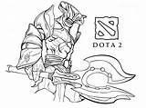 Dota Onlinecoloringpages sketch template