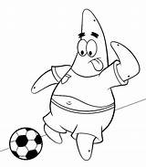 Football Patrick Coloring Pages Cool Star Drawings Drawing Draw Clipart Sports Landry Jarvis Cliparts Player Spongebob Library Popular Santa Christmas sketch template