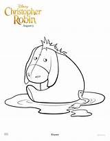 Coloring Robin Christopher Eeyore Pages Disney Movie Sheets Printable Activity Pooh Colouring Piglet Winnie Mamalikesthis Choose Board sketch template