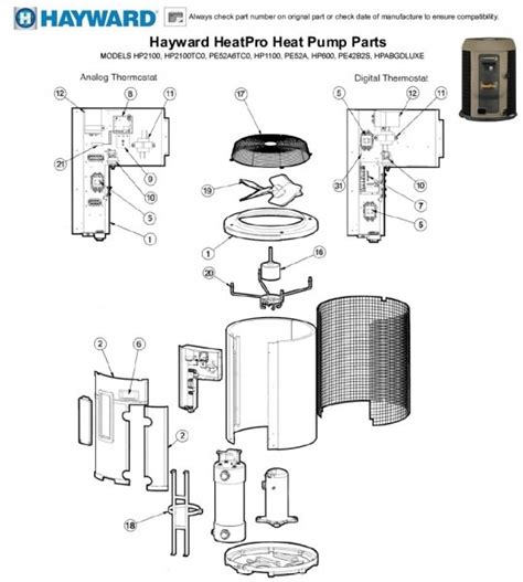 heat pump parts diagram
