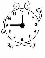 Clock Coloring Printable Pages Color Getcolorings Print Kids sketch template