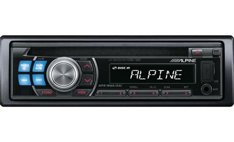 alpine cde  cd receiver  crutchfieldcom