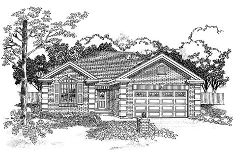ranch style house plan  beds  baths  sqft plan   ranch exterior ranch style