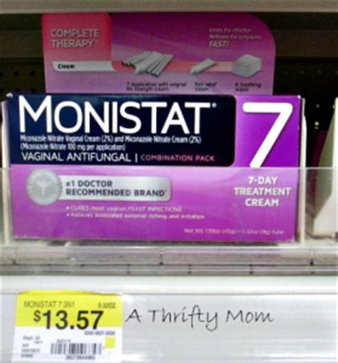 monistat     walmart printable coupon  thrifty mom