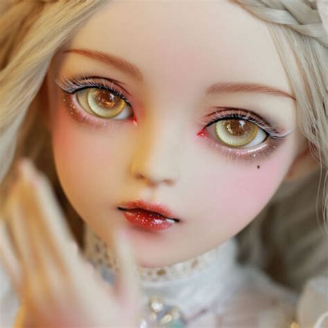 full set 1 3 ball jointed girl 60cm bjd doll eyes clothes wig