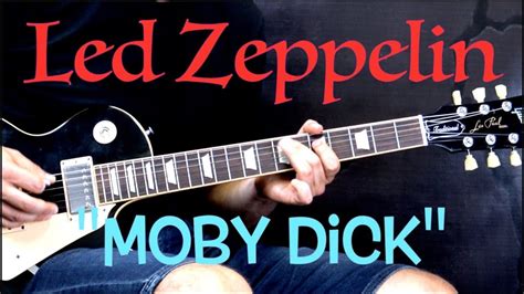 led zeppelin moby dick rock guitar lesson w tabs youtube