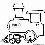 Coloring Pages Transportation Trains Locomotive Kids Color Printable Cars Sheets Found sketch template