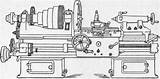 Lathe Engine Drawing Sketch Machine Part Lathes Continued Fig Swing Built Inch Paintingvalley Drawings Le Front sketch template