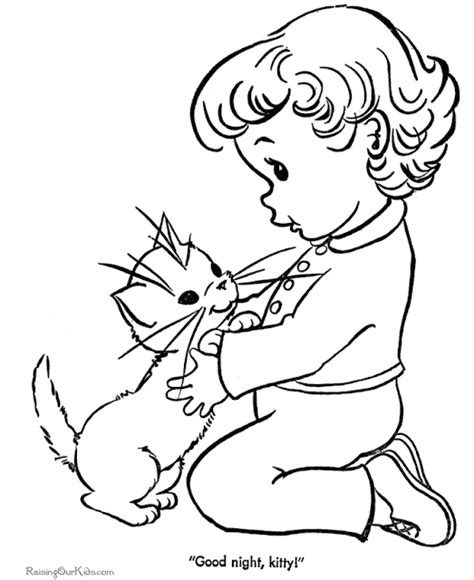 coloring pages  kittens  coloring pages collections