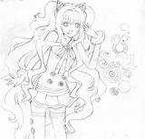 Vocaloid Coloring Pages Luka Popular Coloriage Library Clipart Coloringhome Line sketch template