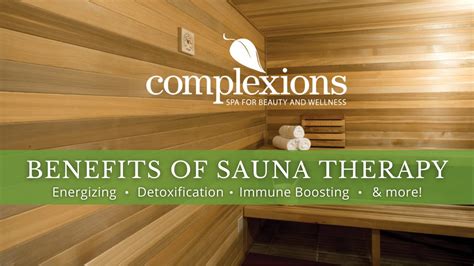 sauna therapy  complexions spa youtube