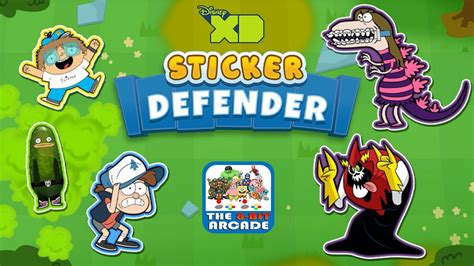 disney xd sticker defender fight  invading enemies  stickers disney xd games youtube