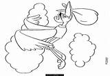 Stork Coloring Baby Pages Storks Movie Getcolorings sketch template