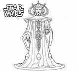 Amidala Humble Princes Naboo sketch template