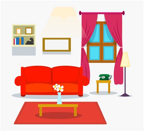 table living room couch cartoon living room cartoon png transparent