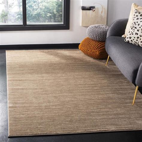 safavieh vision    light brown indoor stripe mid century modern area rug   rugs