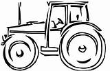Tractor Coloring Pages Farm Deere John Tractors Lawn Cartoon Simple Clipart Mower Drawing Print Cliparts Farmall High Res Combine Printable sketch template