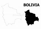 Bolivia Dotted sketch template