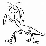 Mantis Praying Drawing Coloring Pages Kids Lesson Cartoon Draw Google Insect Lds Prayer Preschool Clipart Color Cartoons Insects Online Clipartmag sketch template