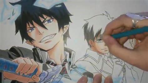 Speed Drawing Okumura Rin And Okumura Yukio Ao No