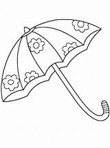 Paraplu Regenschirm Kleurplaat Umbrella Ausmalen Laternen sketch template