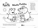 Coloring Peppa Pig Pages Print Colouring Birthday Kids Muddy Puddles Printable Book Sugar Family Color Happy Easter Scholastic Everfreecoloring Thanksgiving sketch template