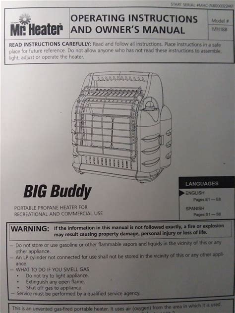 big buddy heater parts diagram