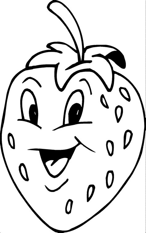 strawberry coloring page   goodimgco