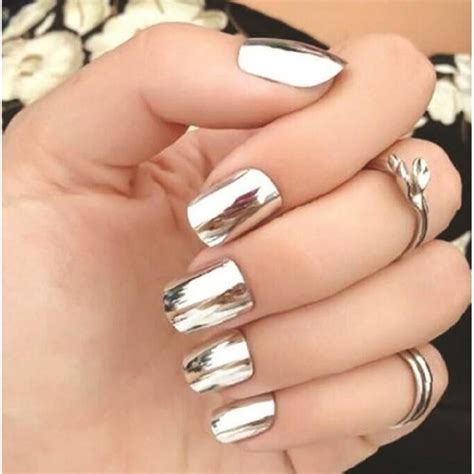 chrome aluminium nagel poeder zilver sibel kopen