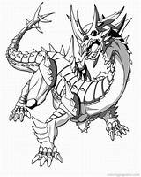 Bakugan Hydranoid Colorier Impressionnant Coloringhome Vestroia Drago sketch template