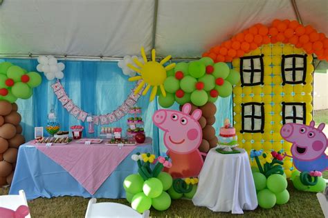 ideas birthday party  peppa pig   organize