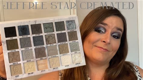 tutorial  review   cremated palette  jeffree star  time   cremated