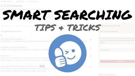 smart searching tips tricks youtube
