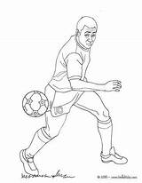Coloring Pages Soccer Pelé Hellokids Sports Drawing sketch template