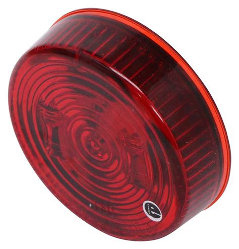optronics led trailer clearance  side marker light weathertight connection  diodes red