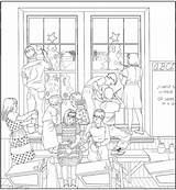 Coloring Dover Publications sketch template