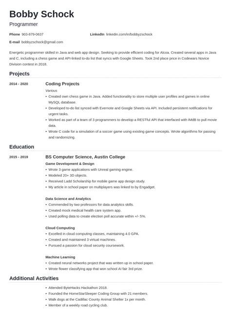 good objective   resume   experience resume