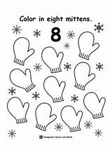 Mittens Subject sketch template