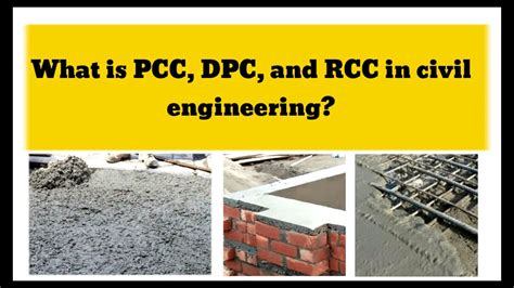 pcc dpc  rcc  civil engineering rcc  pcc