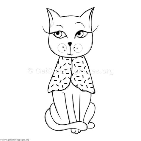 instant  funny cat  coloring pages coloring
