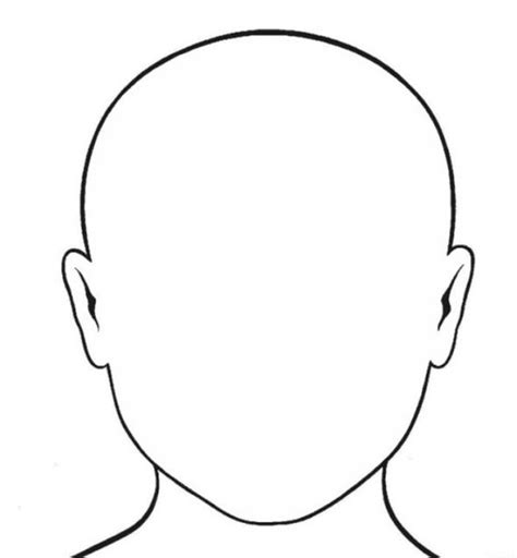 face outline youth drawing tutorials pinterest activities
